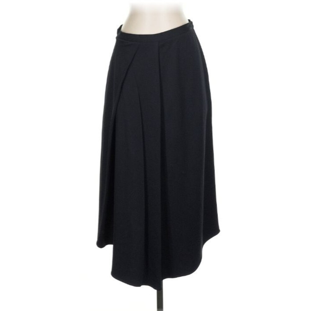 TIBI Vintage Black Midi Skirt Layered Size 4